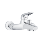 Bateria wannowa ścienna 35 mm chrom AQUA