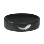 Mydelniczka PIUME 13,5 x 10 x 3 cm czarny