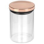 Pojemnik szklany ROSE GOLD 700 ml