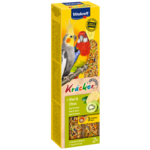 Kolba dla średnich papug Kracker 2 sztuki kiwi/cytrusy Vitakraft