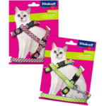 Smycz i szelki dla kota nylon Vitakraft