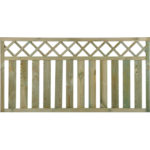 Płot tarasowy 5 R34 prosty 180 x 90 cm