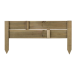 Płotek trawnikowy lamelowy 60 x 30 / 16 SOBEX