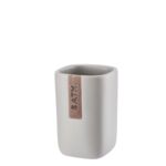 Kubek łazienkowy BORNEO beżowy