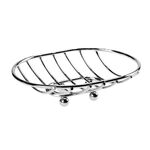 Mydelniczka owalna srebrna