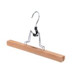 Wieszak drewniany na spodnie beżowy