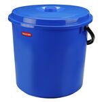 Wiadro 10 l z pokrywą niebieskie