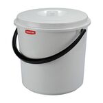 Wiadro 16 l z pokrywą marmur