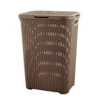 Kosz na bieliznę RATTAN 60 l brązowy jasny