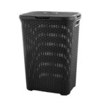 Kosz na bieliznę Style Ciemny szary 60L