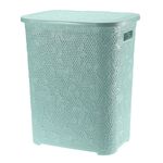 Kosz na bieliznę 55 l FANCY miętowy