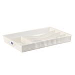 Wkład do szuflad ażurowy biały