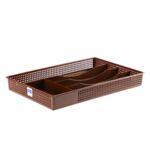 Wkład do szuflad ażurowy brązowy