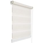 Miniroleta noc&dzień len biały 43 x 150