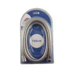 Wąż prysznicowy chromowany, podwójny oplot z końcówką stożkową 150 cm WADEP