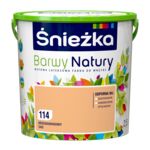 Farba lateksowa Barwy Natury brzoskwiniowy sad 114 2,5 l Śnieżka