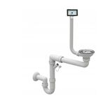 Syfon zlewozmywakowy z sitkiem