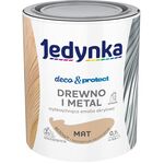Farba akrylowa Jedynka Deco&Protect Drewno i Metal mat Beżowy 0,7 l