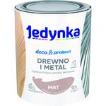 Farba akrylowa Jedynka Deco&Protect Drewno i Metal mat Brązowy 0,7 l