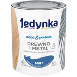 Farba akrylowa Jedynka Deco&Protect Drewno i Metal mat Niebieski Ciemny 0,7 l