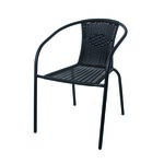 Fotel stalowo-polyrattanowy Bistro