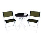 Zestaw mebli stalowych Viva 3-częściowy