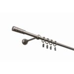 Karnisz 16 mm galwanika pojedynczy 300 cm Picasso chrom mat