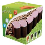 Palisada obrzeże trawnika Maxi grafit 14 x 20 cm 2,1 m