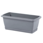 Skrzynka balkonowa z podstawką RESPANA SET szary kamienny