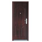 Drzwi zewnętrzne wewnątrzklatkowe ciemny orzech 90L