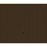 Brama garażowa uchylna GSL brązowa RAL 8028 2500 x 2125 mm Hormann