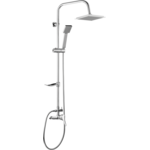 Zestaw prysznicowy z deszczownicą Neo Joko Square chrom