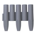 Palisada ogrodowa PALISADA szary