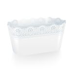 Doniczka LACE - BIAŁY