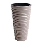 Doniczka DPSA400 Sand Slim - mocca