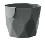 Doniczka ROCKA - SZARY KAMIENNY