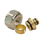 Śrubunek przyłączny 3/4" Ø16