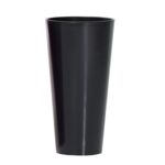 Doniczka Tubus slim shine - ANTRACYTOWY