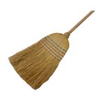 Miotła Sorgho z kijem L-950 mm włókno sorgho SINPO