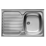 Zlewozmywak INTL 1B 1D 80 x 50 cm R PYRAMIS