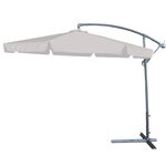 Parasol stalowy boczny z wentylacją beżowy