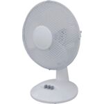 Wentylator stołowy biały