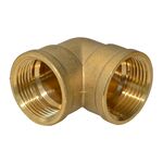 Kolano nakrętne 1/2" mosiądz