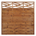 Płot ażurowy Zefir 180 x 180 cm brąz