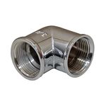 Kolano nakrętne 3/4" chrom