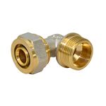 Kolano pex skręcane 20 x 1/2" gwint zewnętrzny