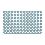 Mata łazienkowa niebieska 43,5 x 75 cm AWD Interior