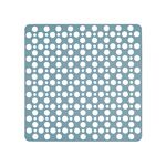 Mata łazienkowa niebieska 53 x 53 cm AWD Interior