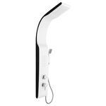 Panel prysznicowy biały-czarny mat Enzo Kerra 