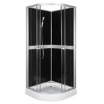 Kabina prysznicowa natryskowa CLASSIC 80 BLACK Kerra